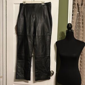 Vtg Genuine Leather Pants
